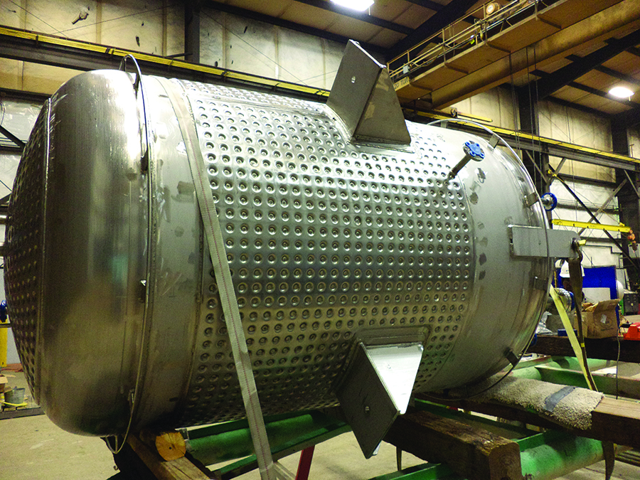 Dimple Jacketed Vessel Buffer Tanks