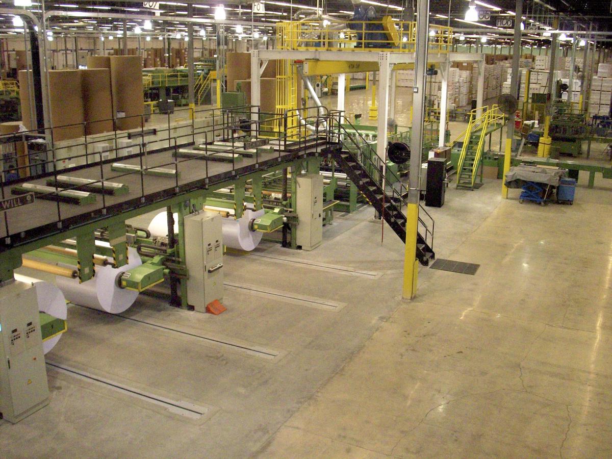 inside the plant